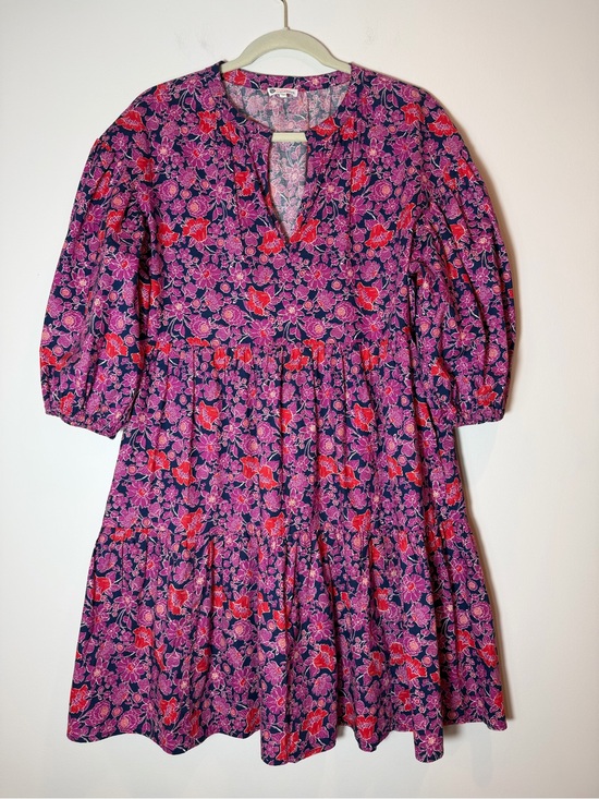 Evereve Dresses & Skirts - SUNDRY for Evereve Anywhere Ditzy Floral Pink Red Navy Mini Dress Size 1 Small